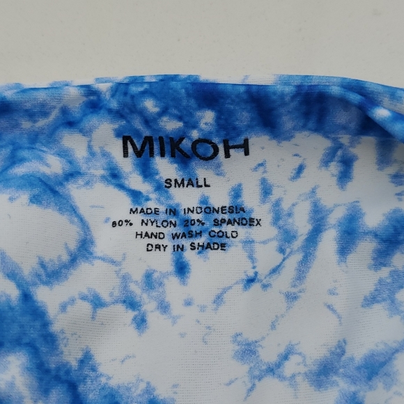 MIKOH Tie Dye Bandeau Bikini Set Sz. S - Picture 7 of 7